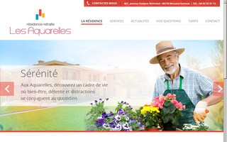 aquarelles.fr website preview