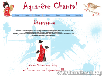 aquareve-chantal.fr website preview