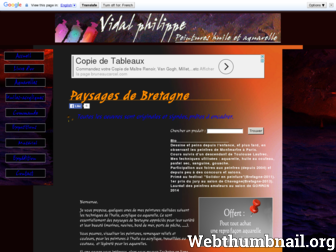 galerie-art-vidal.wifeo.com website preview