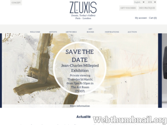 zeuxis-art.com website preview