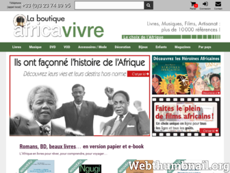 laboutiqueafricavivre.com website preview