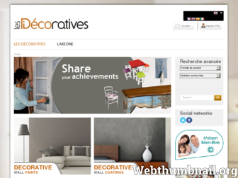 les-decoratives.com website preview