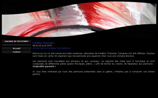 peinturesmodernes.com website preview