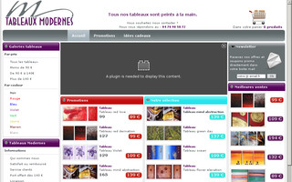 tableaux-modernes.fr website preview