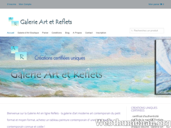 galerie-art-et-reflets.com website preview