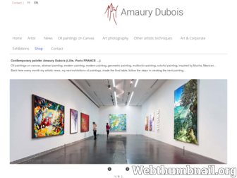 amaury-dubois.com website preview