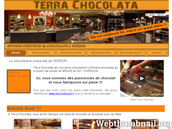 terra-chocolata.fr website preview