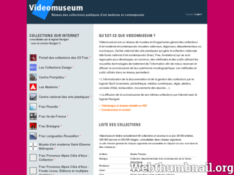 videomuseum.fr website preview