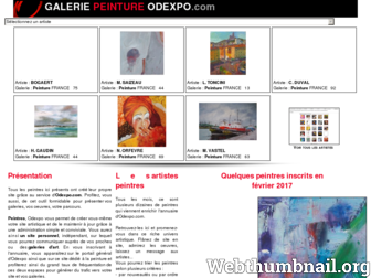 galerie-peinture-odexpo.com website preview