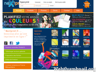 nextprint.fr website preview