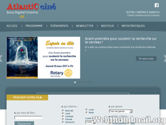 atlantic-cine.fr website preview