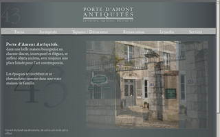 portedamont-antiquites.fr website preview