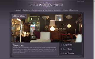 hoteldongierantiquites.fr website preview