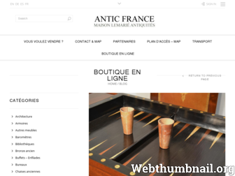 antic-france.com website preview