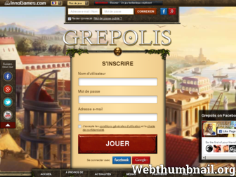 fr.grepolis.com website preview