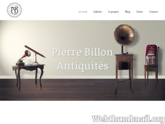 pierre-billon-antiquites.com website preview