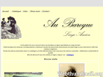 baroque-brocante.com website preview