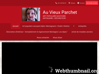 auvieuxparchet.fr website preview