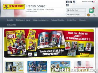 store.panini.fr website preview