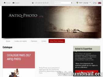 antiq-photo.com website preview