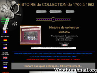 histoire-collection.com website preview