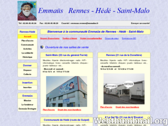 emmaus.rennes.free.fr website preview