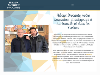 hiboux-brocante.fr website preview