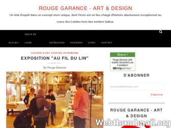 rouge-garance.net website preview