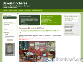 savoie-encheres.fr website preview