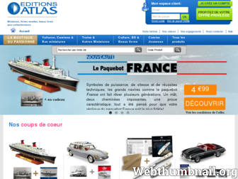 editionsatlas.fr website preview