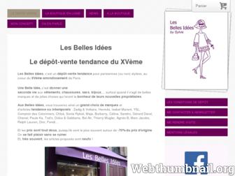 lesbellesidees.net website preview