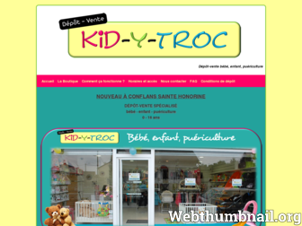 kid-y-troc.com website preview