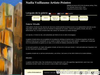 nadia-vuillaume.com website preview