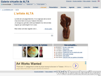 aqualta.livegalerie.com website preview