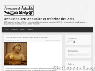 annuaire-artistique.votre-galerie-virtuelle.com website preview