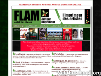 edition-flam.com website preview