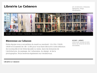 librairielecabanon.com website preview