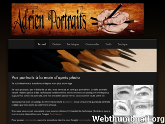 adrien-portraits.fr website preview