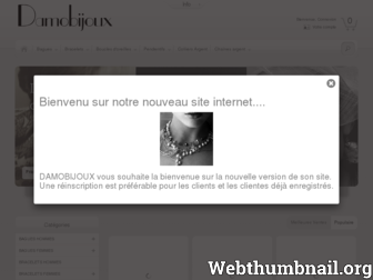 damobijoux.fr website preview