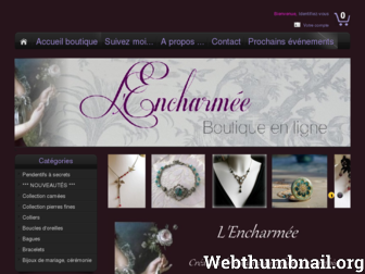 boutique.lencharmee.fr website preview
