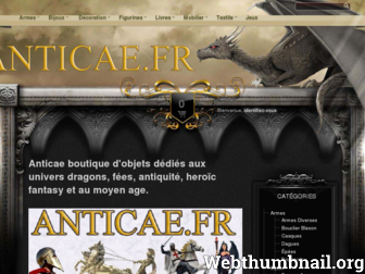 anticae.fr website preview