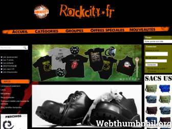 rockcity.fr website preview