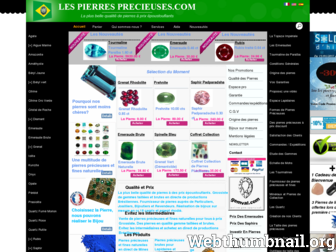 les-pierres-precieuses.com website preview