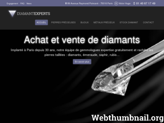 diamantexperts.com website preview