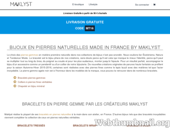 maklyst.fr website preview