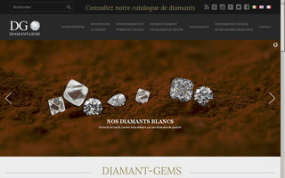 diamant-gems.com website preview