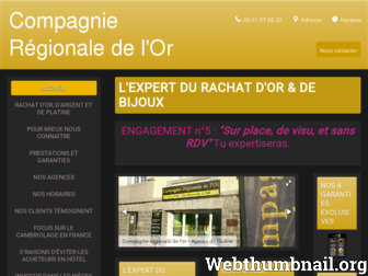 compagnie-regionale-de-lor.fr website preview