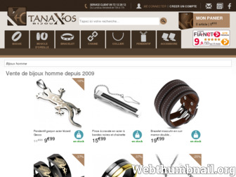 tanaxos-bijoux.com website preview