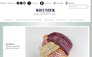 rieunier-joailliers-horlogers.com website preview