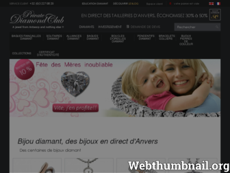 private-diamond-club.fr website preview
